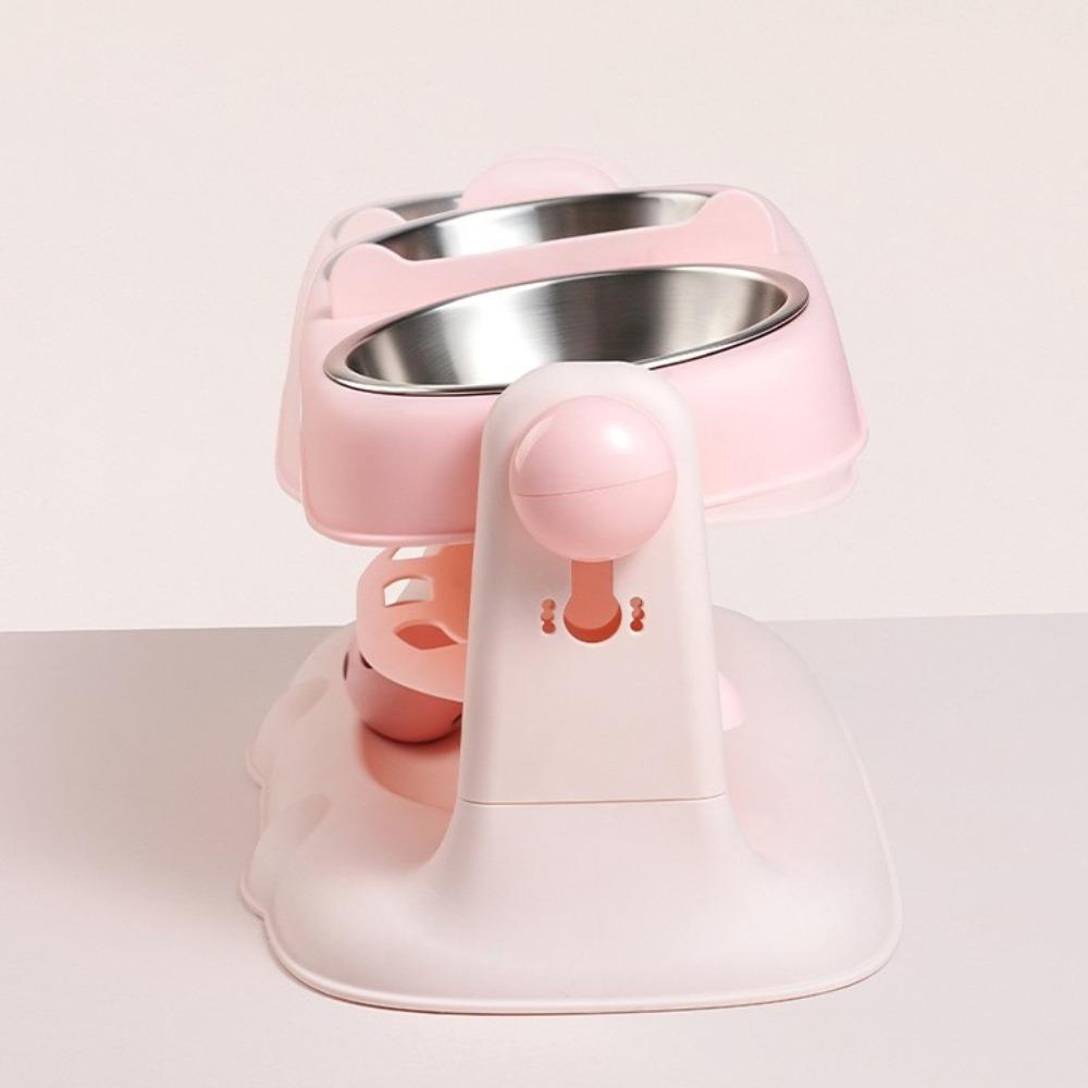 Anti-Tipping Neck Support Pet Bowl Removable Feeder Bowl Cute Cat Water Bowl for Pets Cats Dogs