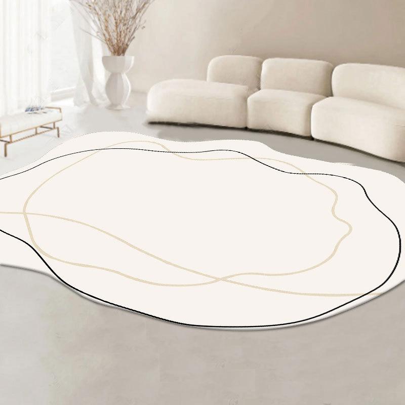 

Нерегулярный ковер Современный минималистский скандинавский ковер для спальни, прикроватный ковер для гостиной, дивана, журнального столика, напольный коврик 160 * 230cm