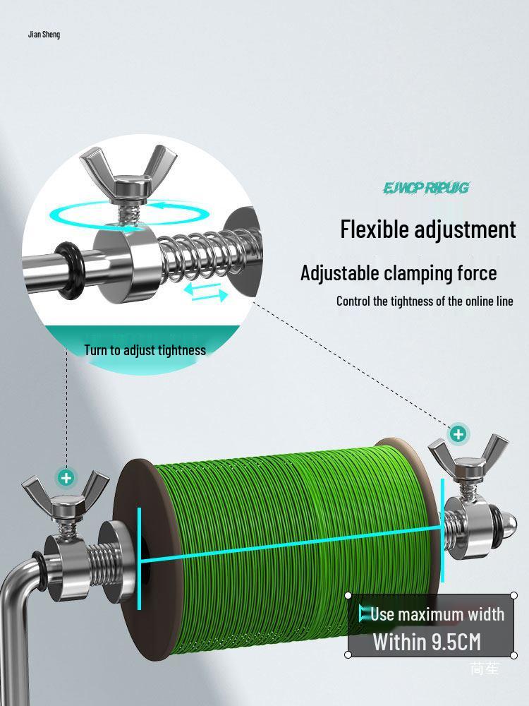 Advanced Spinning Reel with Line Winder and Suction Cup