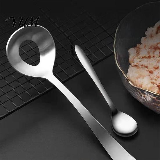 Handheld Meatball Mold Stainless Steel Maker Spoon, Non-Stick Meat Baller Tool, Ergonomic Handle Rice Ball Shaper Uniform Round Meatballs for