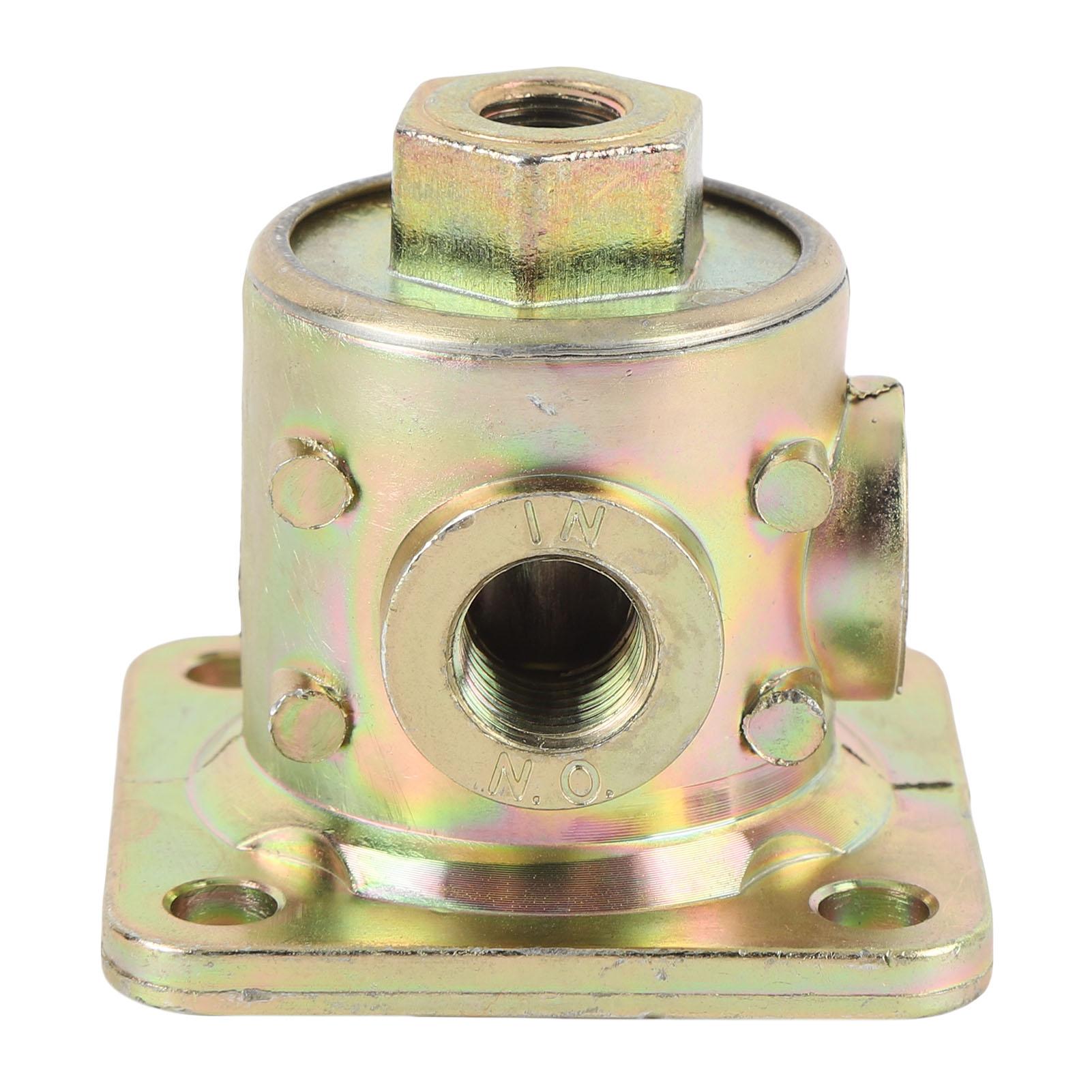 3-ходовой клапан 90554615PTP Металлический 1/8 дюйма 1/4 дюйма Порт NPT Высокое давление Устойчивая работа для полуприцепа