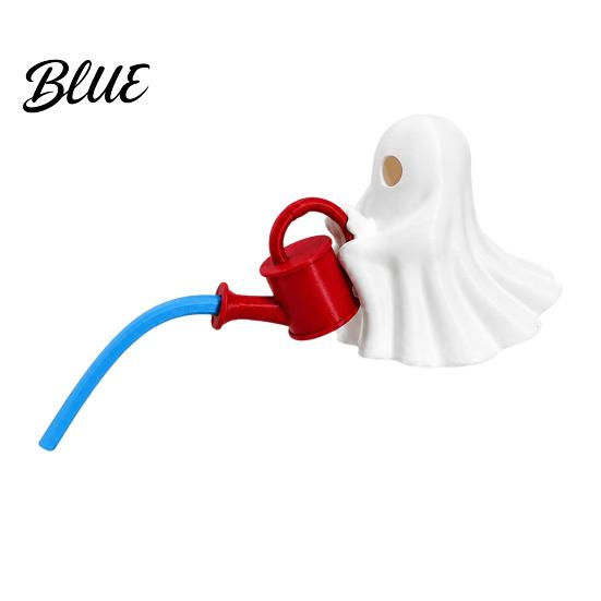 Creative Garden Decorations Cute Ghost Watering Plant Decor, 3D Printed Water Can Figurine, Funny Decorative for Plants Pot Ornament, Spooky Halloween