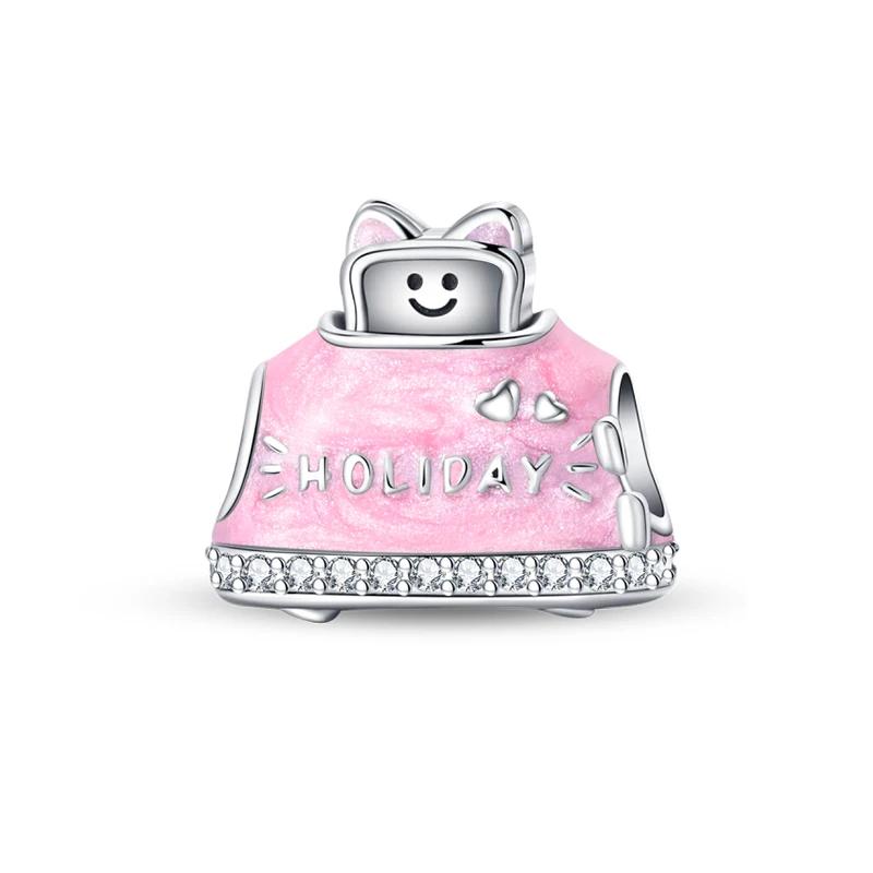 Creative Family Life Series Sewing Machine Weaving Alarm Clock Hair Dryer Charms Beads Fit Diy Bracelets Copper