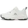 Fabric Synthetic Leather TPU Deconstructed Thick Sole Retro Wear-Resistant Wrap Low-Top Dad Shoes Women Sneaker White K0C65MC28-012