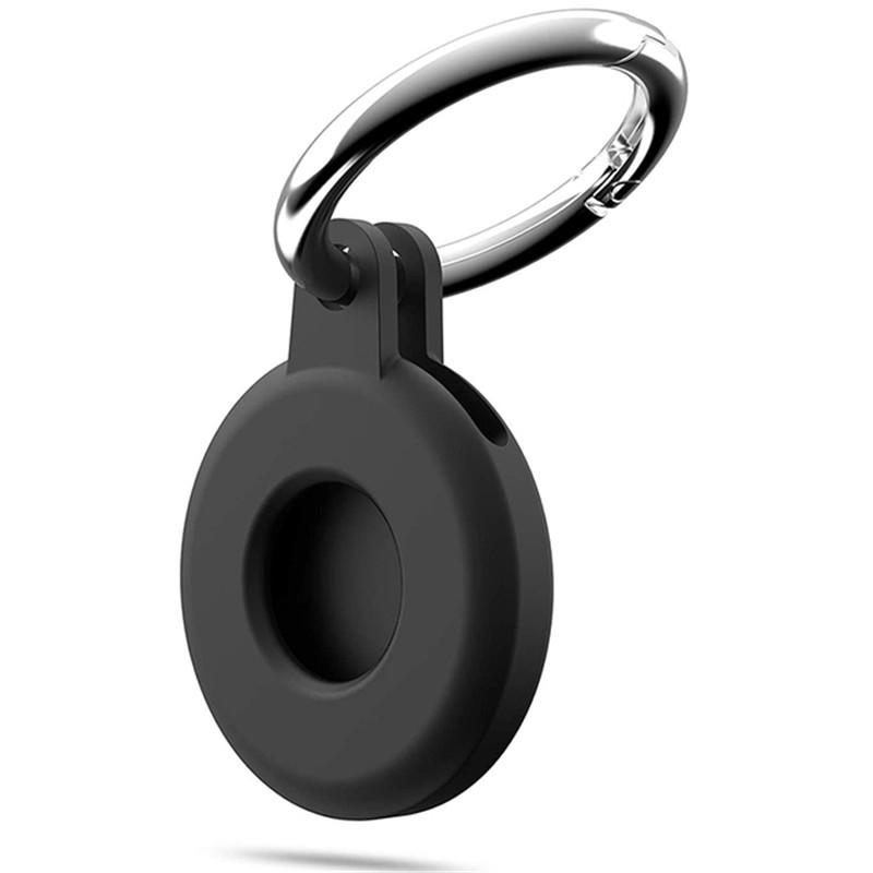 Soft Liquid Silicone Protective Case For Apple 2021 Airtag Tracker Protective Sleeve Locator Hangable Keychain Cover Accessories