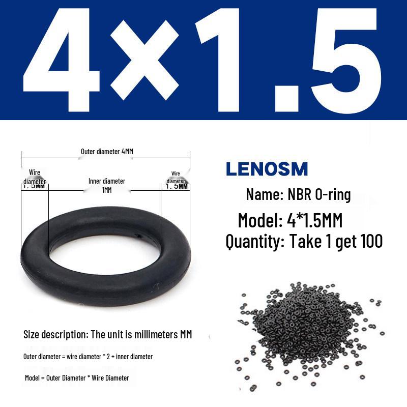 High-Pressure NBR Nitrile Rubber O-Ring Seal - Wear & Oil Resistant