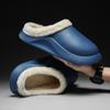 Fashion Winter Men Slippers Soft Flax Simple Cute Warm Home Men Women House Floor Indoor Slides Fur Shoes Room Flat