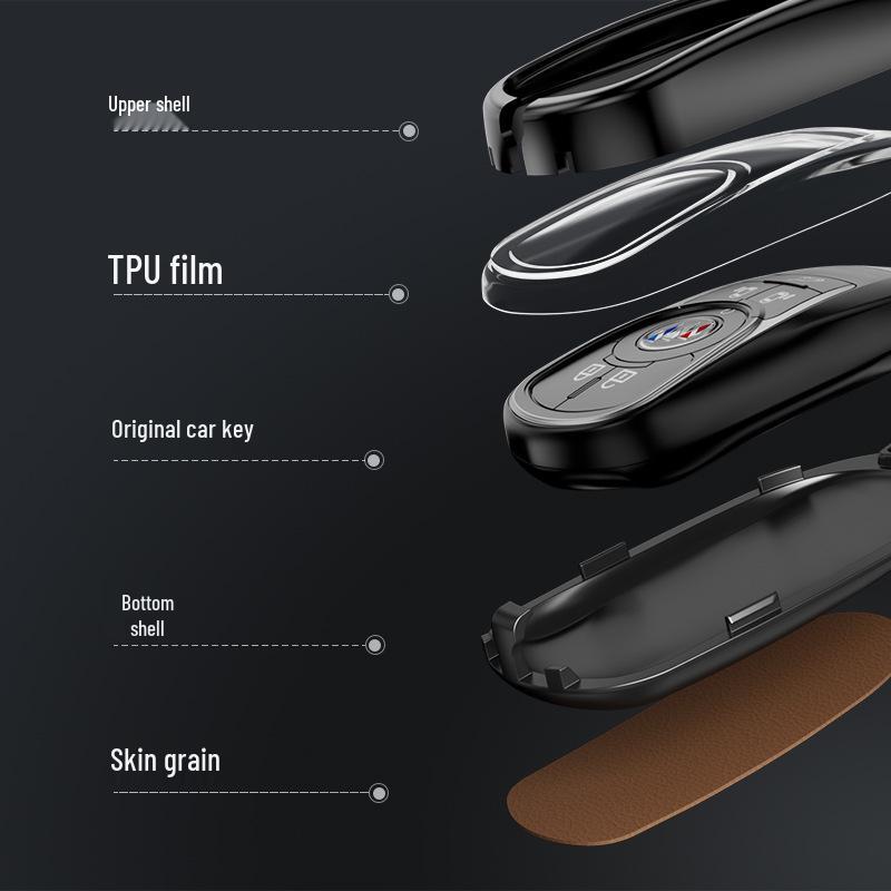 Buick Regal, Envision, Flagship, GL8 Key Case: Alloy & Leather Design