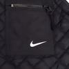 Nike Solid Color Stand Collar Zip Brand Logo Printed Vest Women Vests Black 547831-010