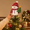 Christmas Snowman Spring Rocking Ornament for Holiday Tabletop and Window Decor