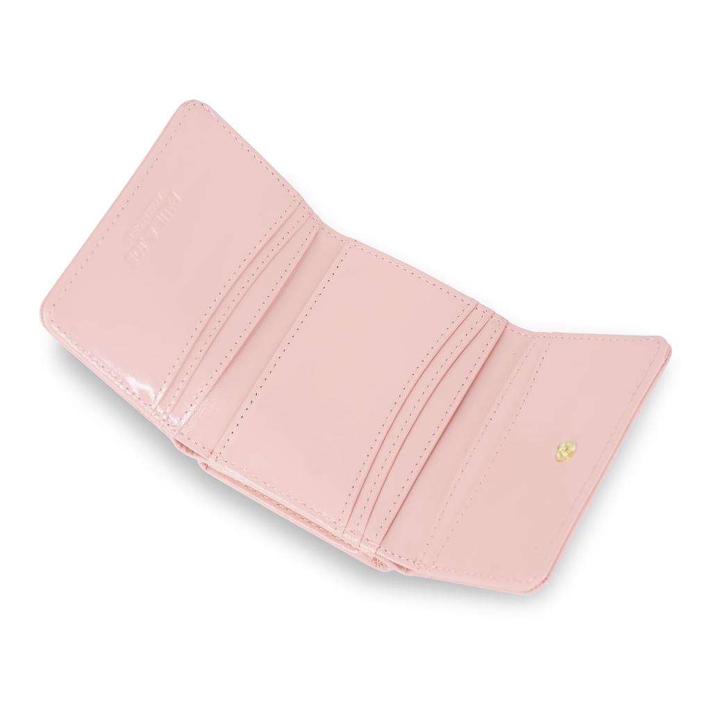 Paul Joe Accessoires Clasp Mini Wallet Daisy Emboss Pink & PJA-W1392