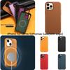 Stylish And Durable Leather Iphone 13 Pro Max Case With Magnetic Adsorption Available In Different Colors