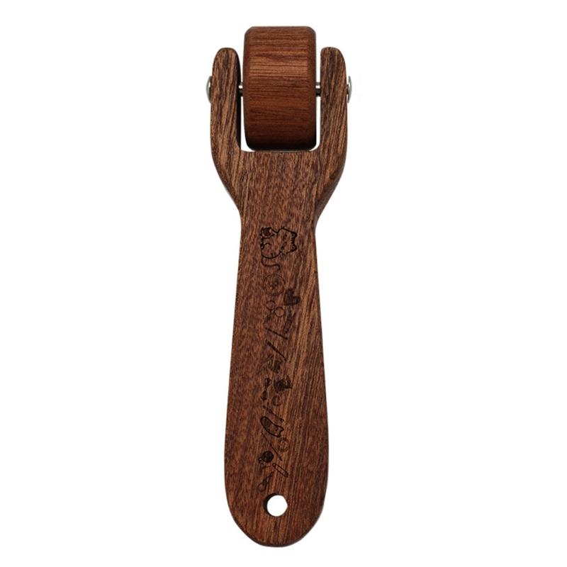 

Wood Pressing Roller Ergonomic Grip Handle Tool for Quilting Sewing Wallpaper and Home Decoration 1
