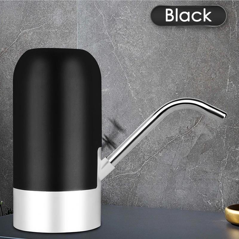 Portable Drinking Water Bottle Pump USB Rechargeable Water Pump One Click Switch Drink Pump Dispenser Office Kitchen Camp Tools