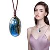 Spiritual Labradorite Necklace Natural Healing Stone Pendant Regular Handmade teardrop shape Healing Crystal Necklace gifts