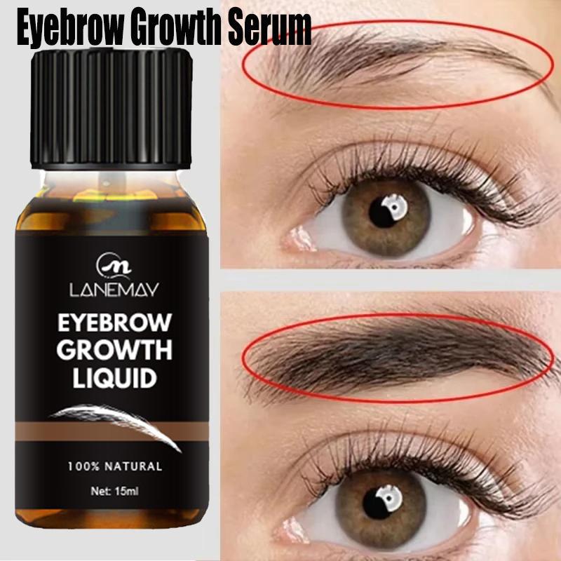 Augenbrauenwachstumsserum Wimpern Haarwachstum Anti Haarausfall Produkt Kahlheit Vorbeugen Voller Dicker Verlängernd Augenbrauen Make-up