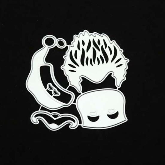 Christmas Santa Claus Shape Cutting Die Holiday Greeting Paper Card Craft Mold