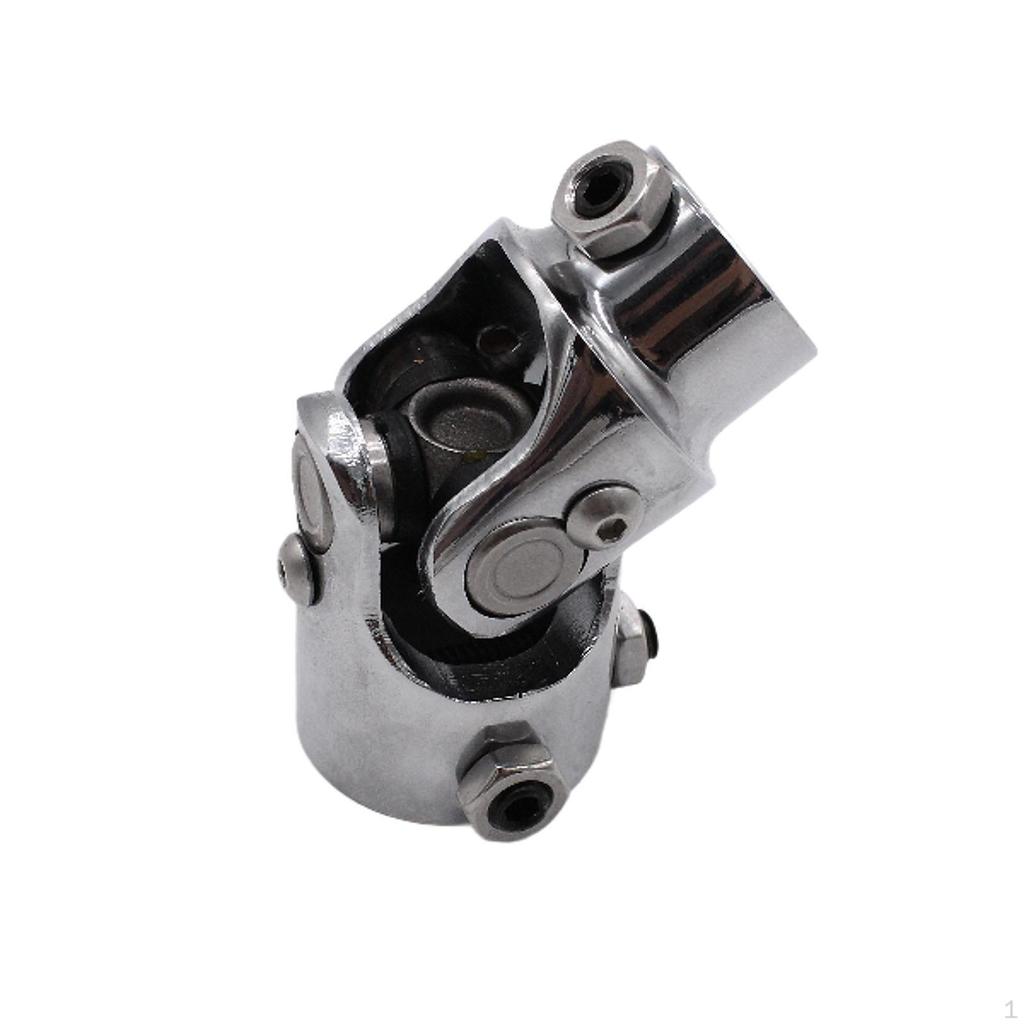 1" DD x 3/4" Steering Shaft Coupler Accessories Sturdy Simple Installation Repair Parts Silvery