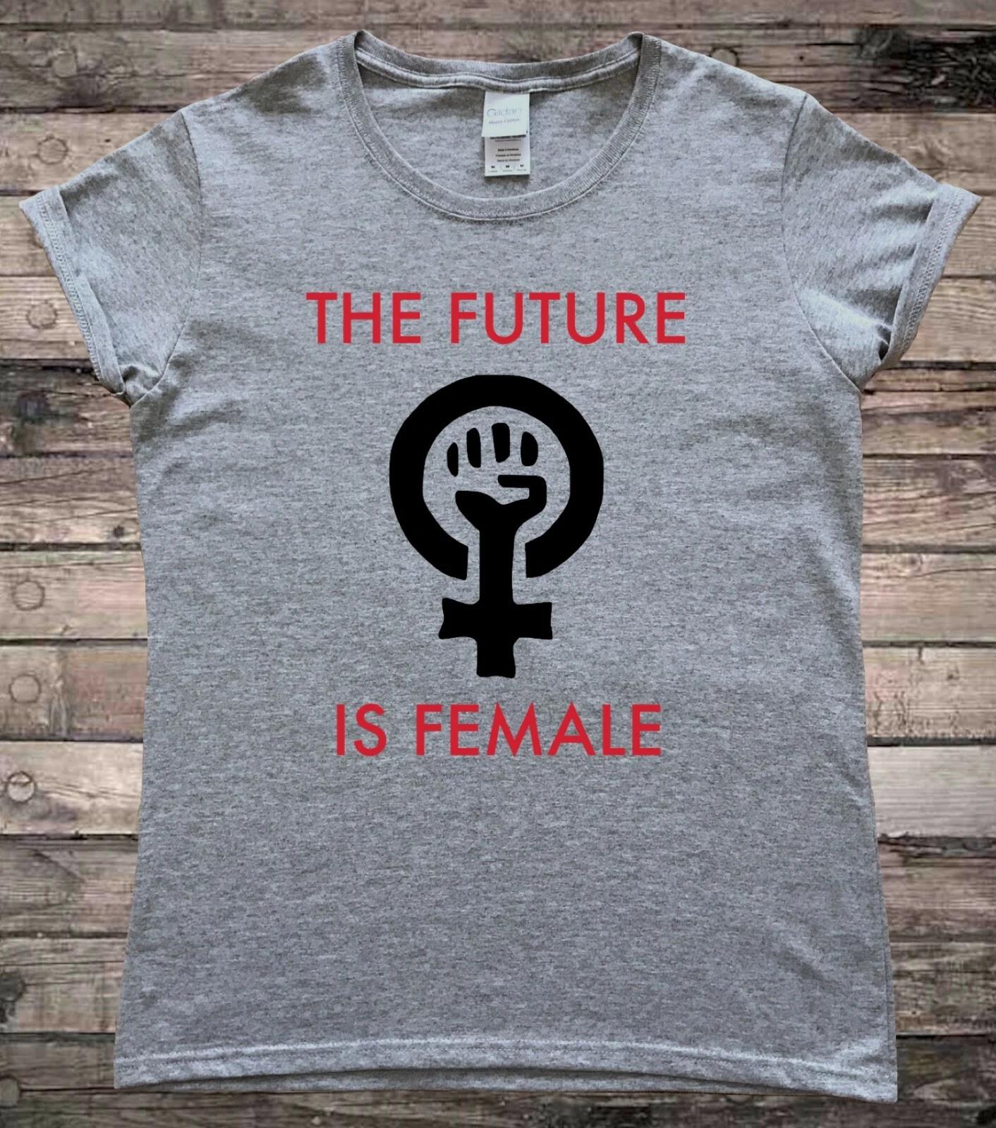 The Future is Female Feminist Slogan T-Shirt 3XL