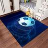 Digital Soccer Ball Design Suitable As a Non-slip Mat for the Living Room or Bedroom Sofa