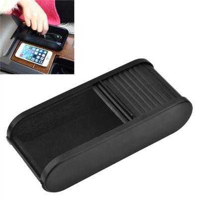 Vehicle Decor Sliding Open Case Telescopic Lock Container Console Organize Box