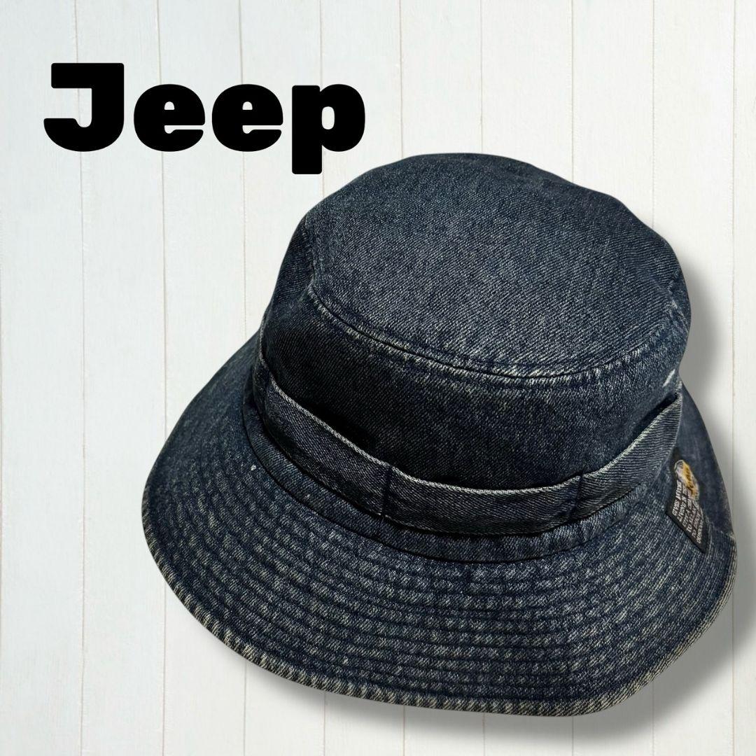 

[Б/У] Редкая джинсовая панама Jeep винтаж