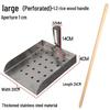 304 Stainless Steel Drainage Shovel with Wooden Handle