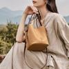 Mrs. Qiao Bag 2025 New Bucket Bag Women's Crossbody Autumn Winter High-end Handbag Tote Bag Genuine Leather Women's Bag