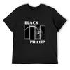 Black Phillip T-Shirt blau Archiv benutzerdefiniertes Shirt Kleidung Hemden Grafik-T-Shirt Trainingsshirts für Herren