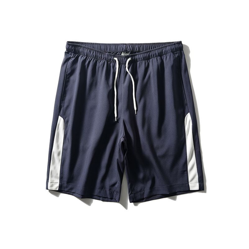 Men's Quick-Dry Ice Silk Summer Thin Sports Shorts for Running and Fitness, Five-Point Pants, Export Men's Casual Pants