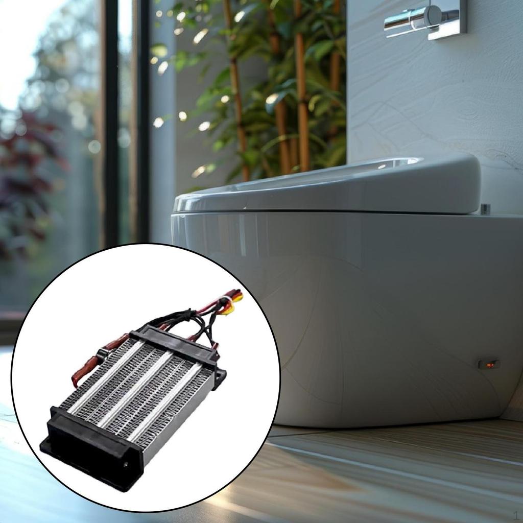 Insulated PTC Heater Plate Compact 220V Constant Temperature Overheat Protection for Winter Space