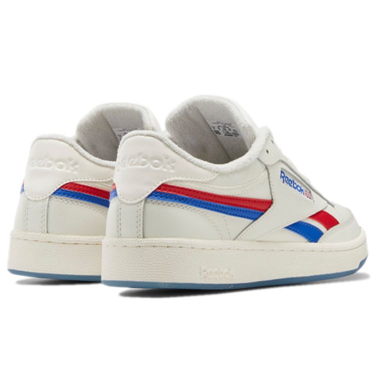 Reebok Club C Revenge Leather Comfortable Low-Top Sneakers Unisex Sneakers White Blue GX0382