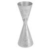 Jigger Stainless Steel Leaves Stripe Double Head Cocktail Bartending Jigger Cup for Bar 60ml 90ml