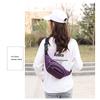 Fanny pack, men's and women's multi-functional large-capacity anti-splashing cashier messenger bag, wear-resistant outdoor sports mobile phone wallet