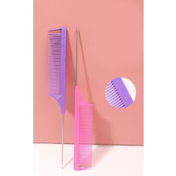 3Pcs Slick Back Hair Brush Set with 1 Pcs Bristle Hair Brush 1 Pcs Edge Brush