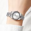 Fashion Luxury Ladies Quartz Watch Rhinestone Scale Alloy Material, Suitable for Daily Wear, Anniversary, Christmas Gift
