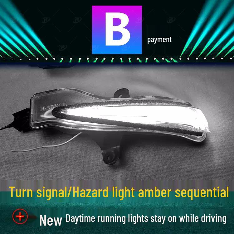 Mazda CX-3 Rearview Mirror Sequential Turn Signal & Blue Daytime Running Light