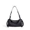 First Layer Cowhide Pillow Bag, Portable Armpit Bag, Genuine Leather Spring and Summer Large-capacity Commuter Shoulder Bag.