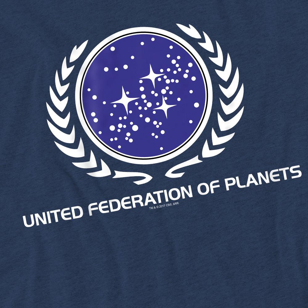 Star Trek Unisex Adult United Federation Logo T-Shirt
