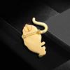 Pin Anti-Exposure Drop Oil Chinese Style Animal Brooches Pins Men Brooch Tiger Brooch Tiger Pendant