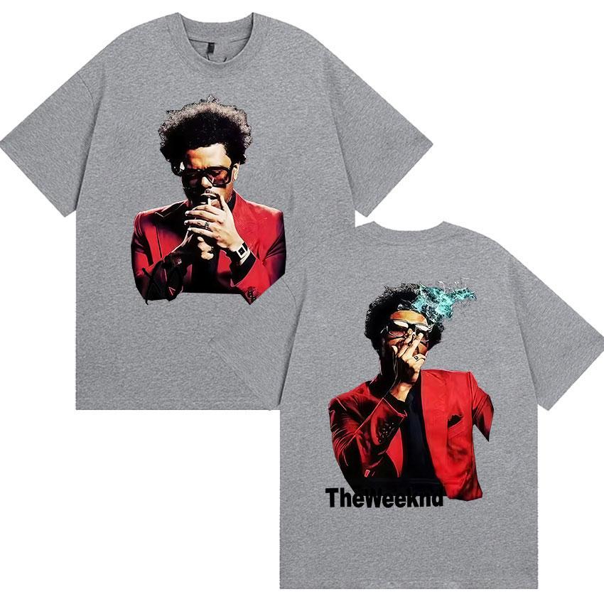 Pop Singer The Weeknd Xo New Album Tour T Shirts Unisexs Women Fashion Gothic Hip Hop Short Sleeve Cotton Tshirts Streetwear
