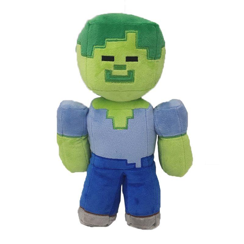 Adorable Minecraft Plush Toys Featuring Soft Creeper Enderman And Wolf Characters