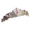 The Crown Headwear of The Princess on The Run The Elegant Korean Girl's Birthday Fashion Show Performance  The Hair Accessory Is Super Ethereal