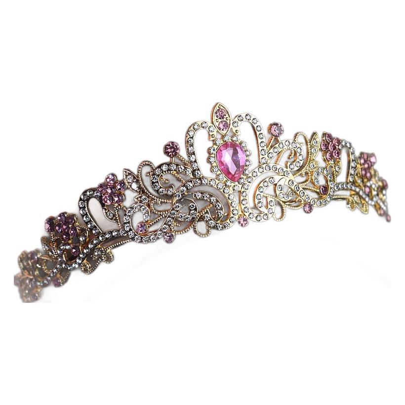 The Crown Headwear of The Princess on The Run The Elegant Korean Girl's Birthday Fashion Show Performance  The Hair Accessory Is Super Ethereal