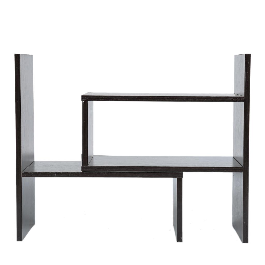 Table Desktop Storage Rack Display Shelf Counter Top Bookcase White