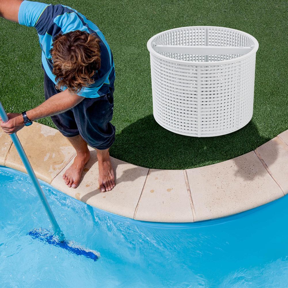 Remove Leaves Skimmer Filter Basket Swimming Pool Strainer Basket Replacement for Hayward SPX1082 Pool Cleaning Tools