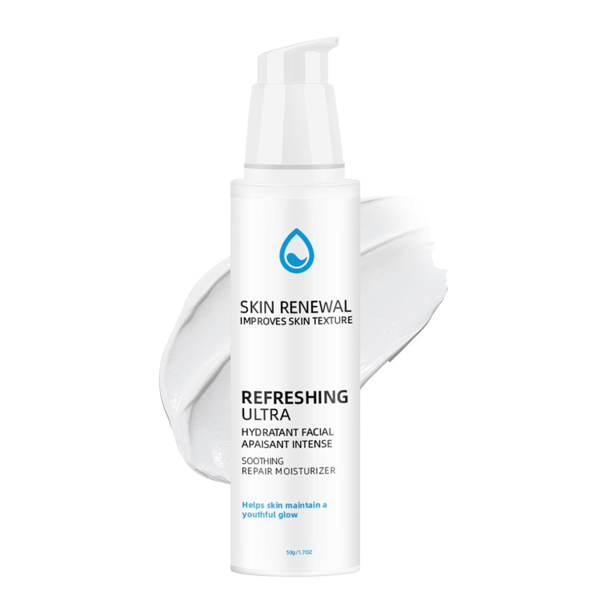 

Освежающий увлажняющий крем для лица 50 г – Ультра-успокаивающее восстановление для чувствительной кожи