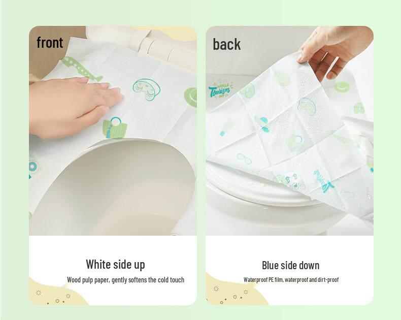 Portable Full-Coverage Disposable Toilet Seat Covers - Maternity, Thickened, Stain-Proof, Travel-Friendly