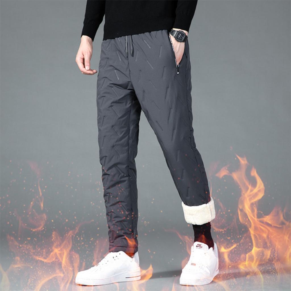Men's, Cotton Pants, Thick, Windproof Pants, Warm Pants, Plush Pants, Casual Pants, Loose Pants, Leggings