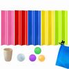 10 Pieces U-Shaped Channel Game with Balls Cooperative Ball Rolling Track Set